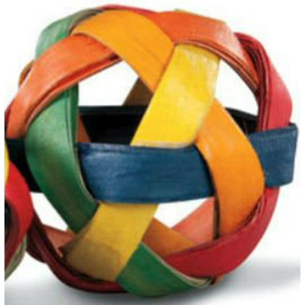 YouMen 40 Pcs Colourful Bird Toy Sepak Takraw 3cm Parrot Chewing Bite Gift Rattan Ball DIY Accessory Balls Bird Chew Toy for Parrots Budgies Parakeet Cockatiel African Grey Macaw